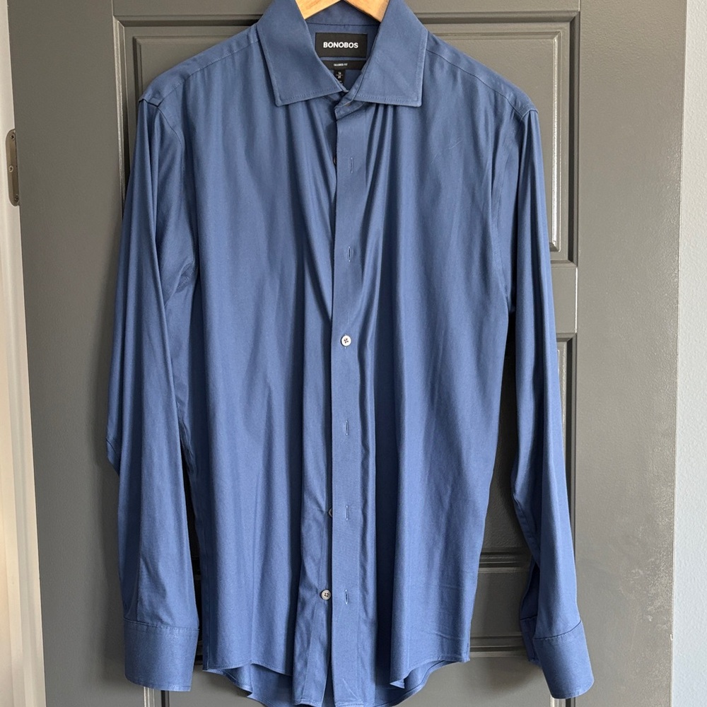 Bonobos Classic Men's Dress Shirt in Deep Blue